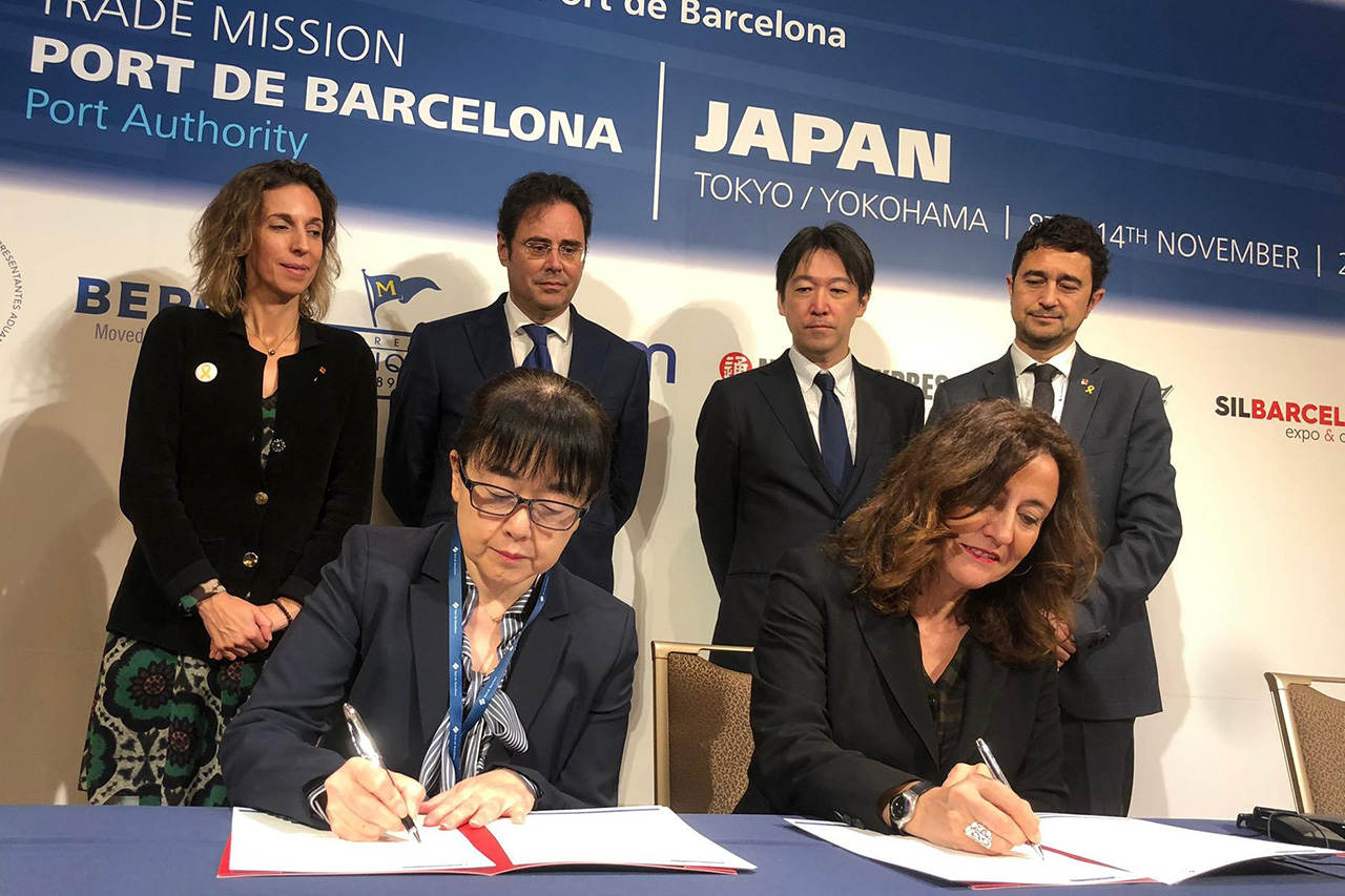 comercial a Japón del puerto de Barcelona Fundación Consejo España Japón